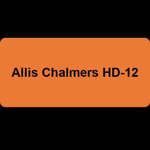 Allis Chalmers HD-12